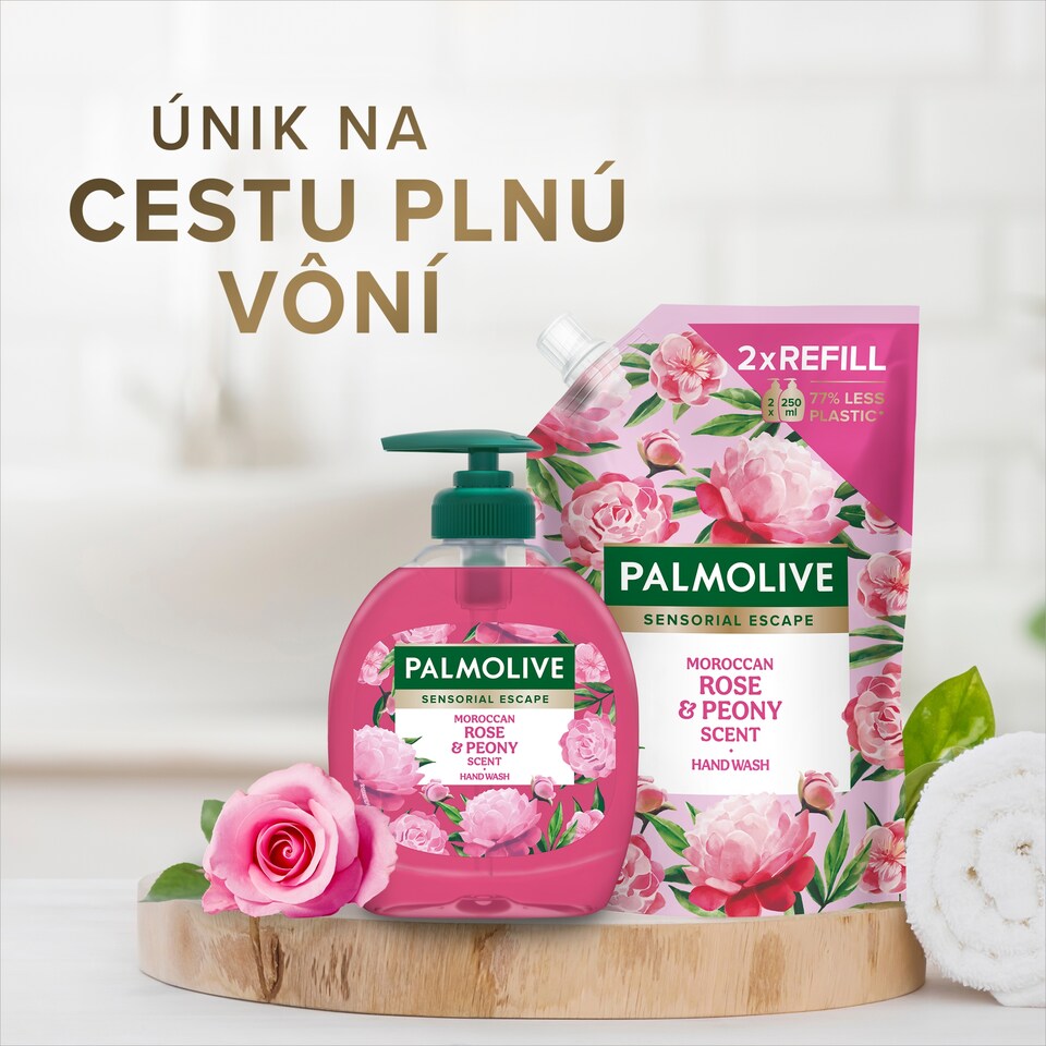 image 1 of Palmolive Sensorial Escape Moroccan Rose & Peony Hand Wash 500ml