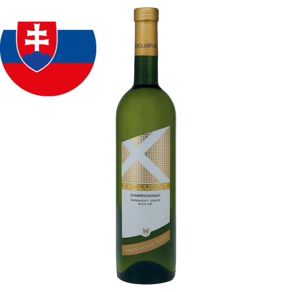 Villa Vino Rača Exclusive Chardonnay akostné víno biele suché 0,75 l