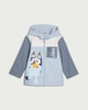 image 4 of Bluey Printed Zip Up Raincoat in Blue