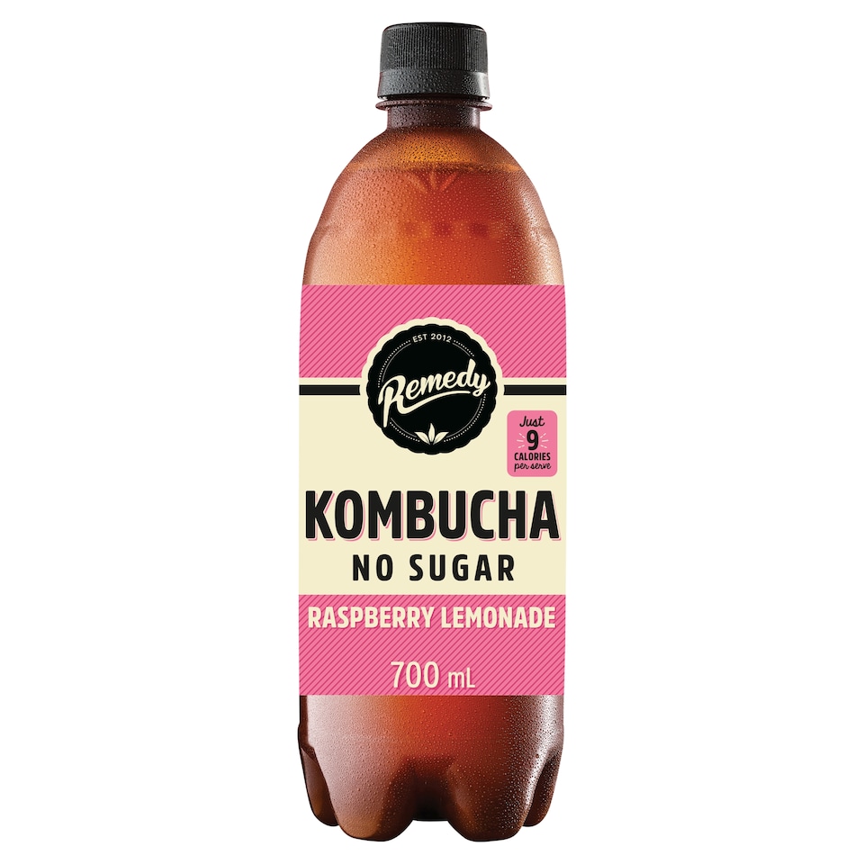 image 1 of Remedy Kombucha Raspberry Lemonade 700Ml