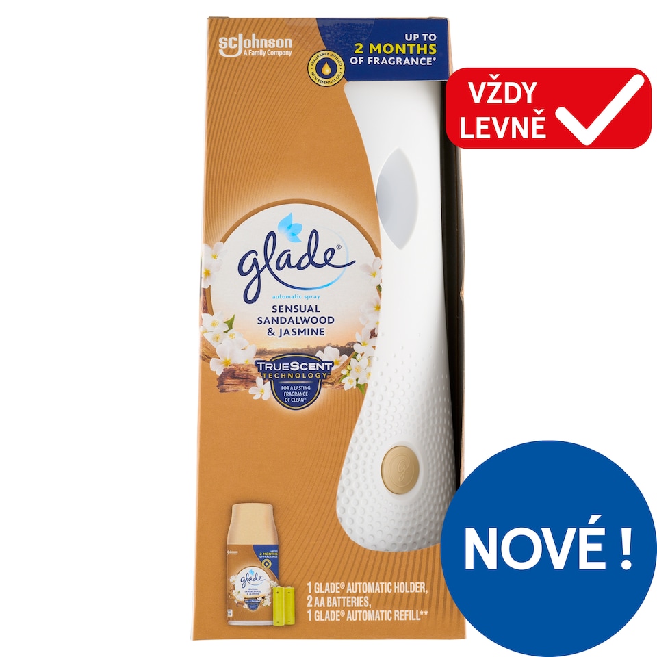 image 1 of Glade Sensual Sandalwood & Jasmine Automatic Air Freshener 269ml