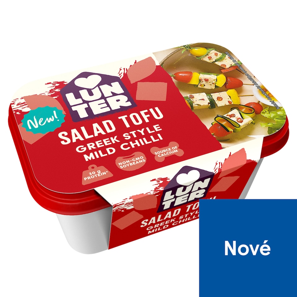 LUNTER Salad Tofu Greek Style Mild Chilli 300g