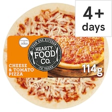 Hearty Food Co. Cheese & Tomato Pizza 114G
