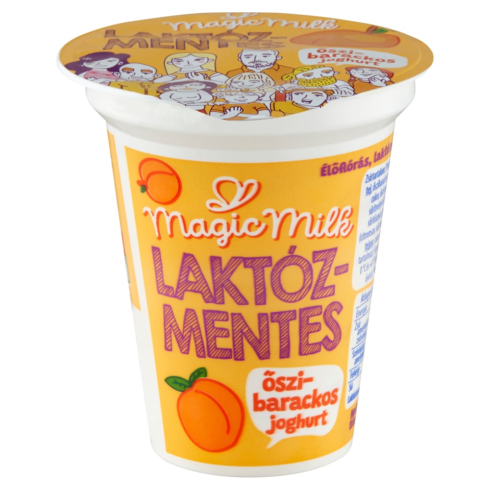 Magic Milk laktózmentes, élőflórás, joghurt őszibarackkal 150 g  1. kép