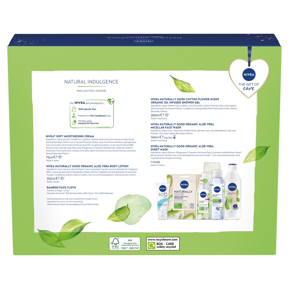 image 1 of Nivea Natural Indulgence Gift Set