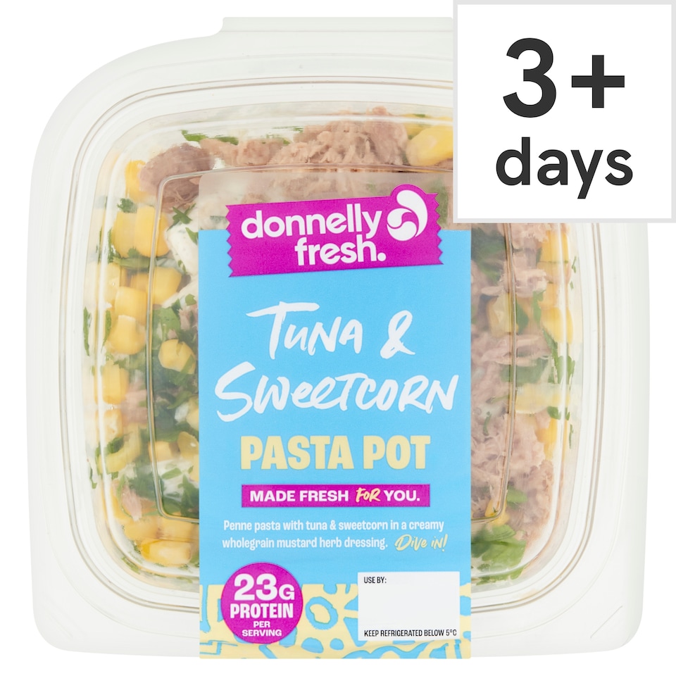 donnelly fresh Tuna & Sweetcorn Pasta Pot 300g