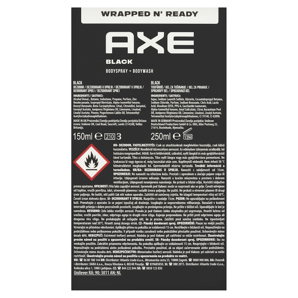 image 1 of Axe Black Gift Set