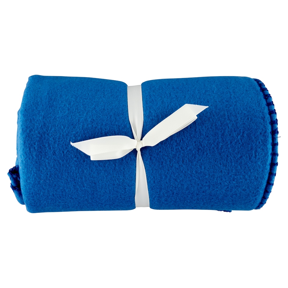 Tesco Fleecová deka modrá