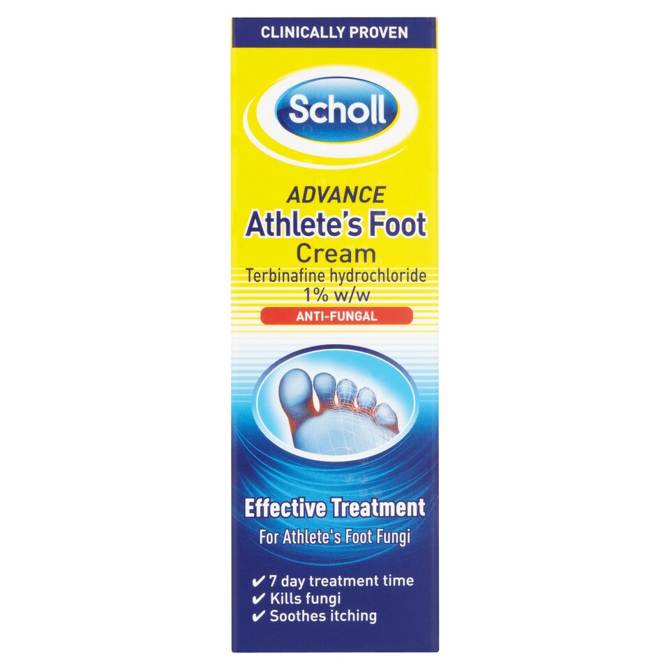 image 1 of Scholl Advance Athlete's Foot Anti-Fungal Cream Care 15g