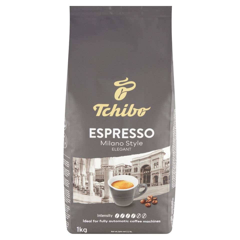 Obrázek 1 pro produkt Tchibo Espresso Milano Style pražená zrnková káva 1000g