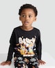 image 1 of Bluey Glow in the Dark Halloween Print Pyjama Set in Multi