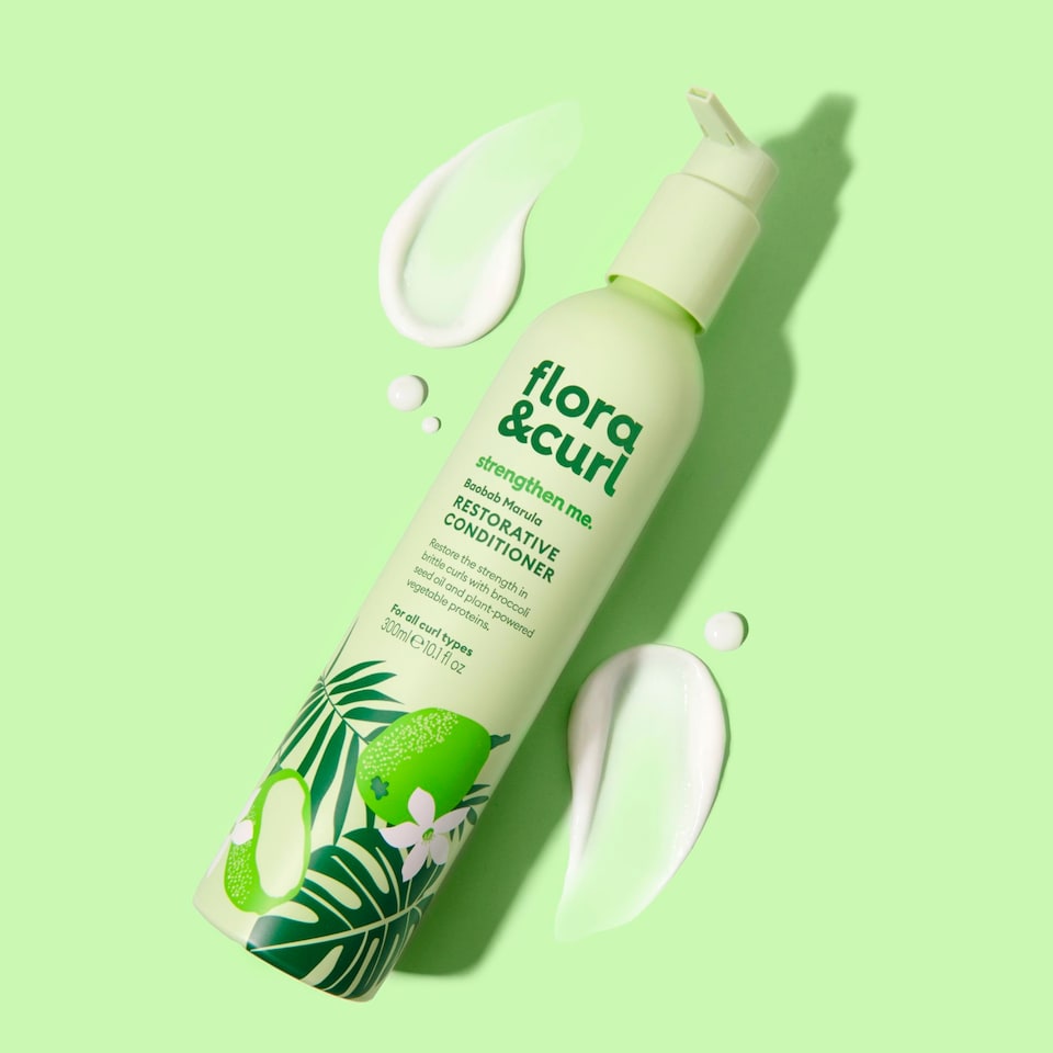 image 1 of Flora & Curl Baobab Marula Restorative Conditioner 300ml