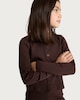 image 2 of F&F Girls 2-Piece Cotton Rich Ribbed Cardigan and Trousers Set in Brown