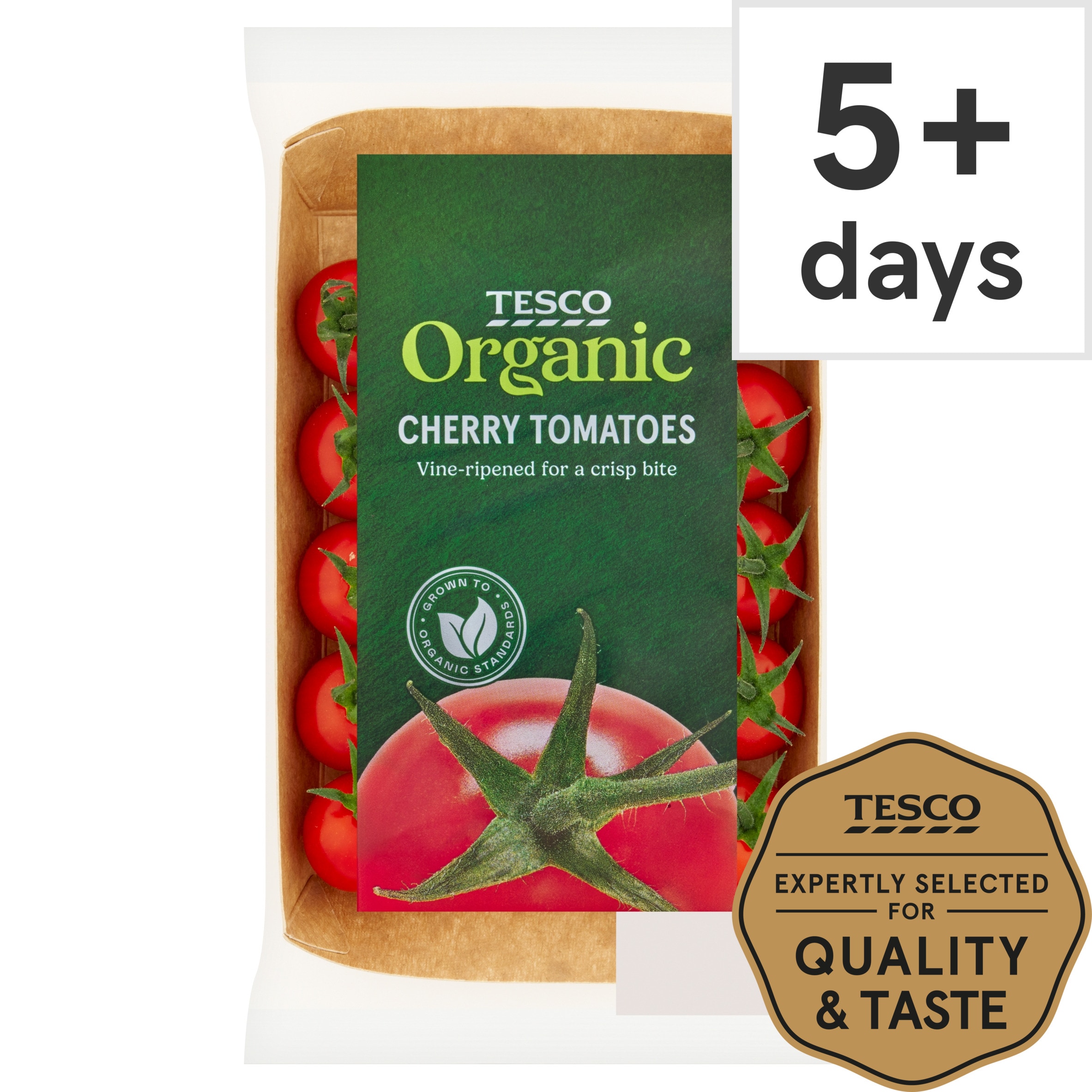Tesco Organic Cherry Tomatoes On The Vine 200g - Tesco Groceries