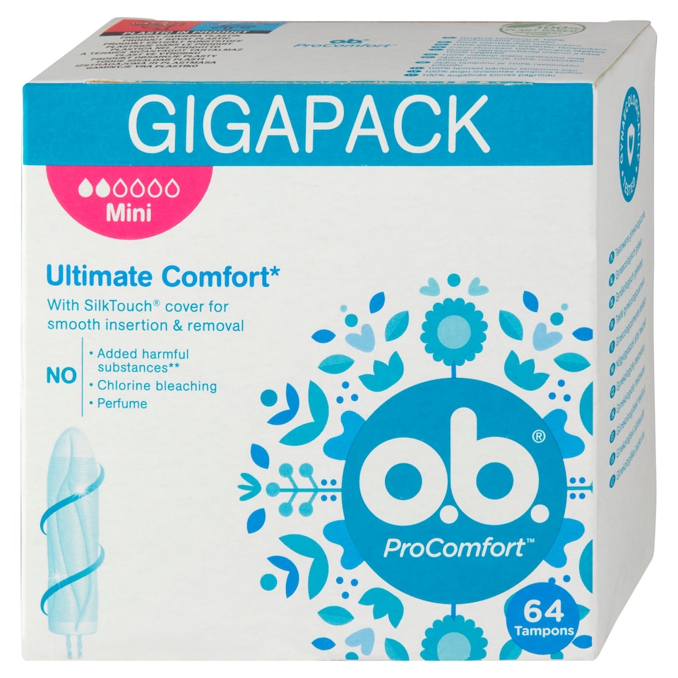 Obrázek 1 pro produkt O.B. ProComfort Mini tampony 64 ks
