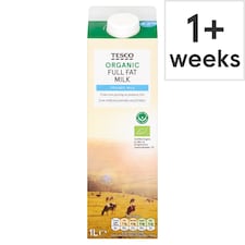 Tesco Fresh Organic Milk 1L