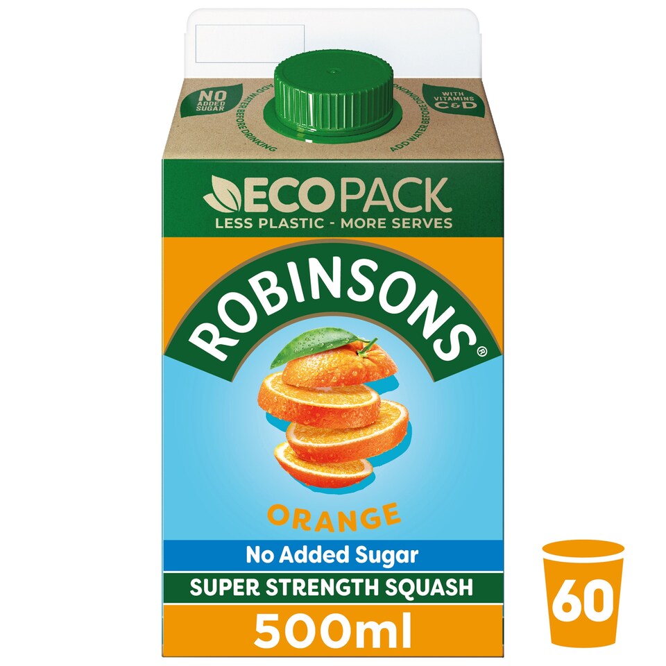 image 1 of Robinsons Super Strength Orange Squash 500Ml