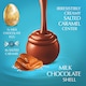 image 2 of Lindt Lindor Milk Chocolate Egg with Salted Caramel Truffles 260g 
