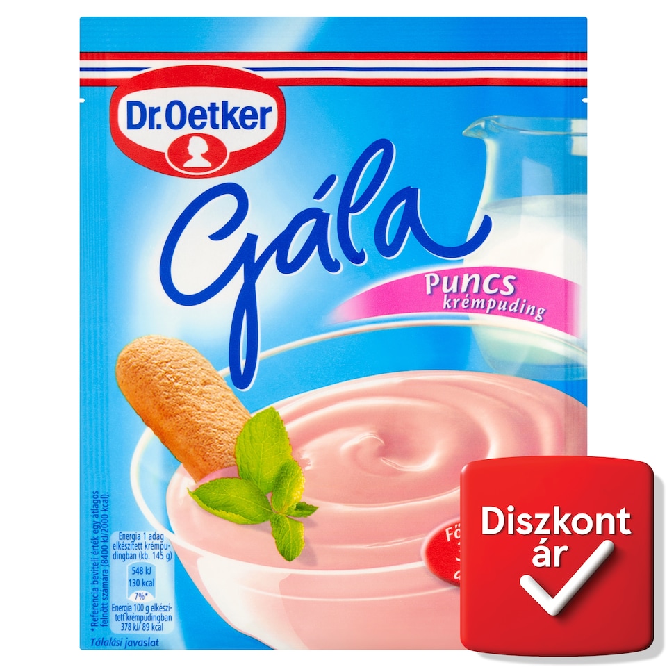 Dr. Oetker Gála puncs krémpudingpor 78 g