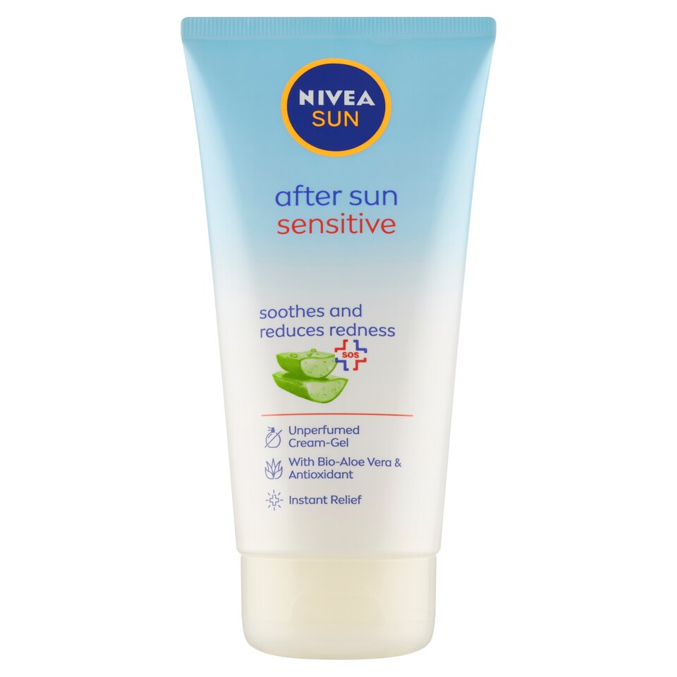 obrázok 1 z Nivea After Sun Sensitive Upokojujúci krémový gél po opaľovaní 175 ml