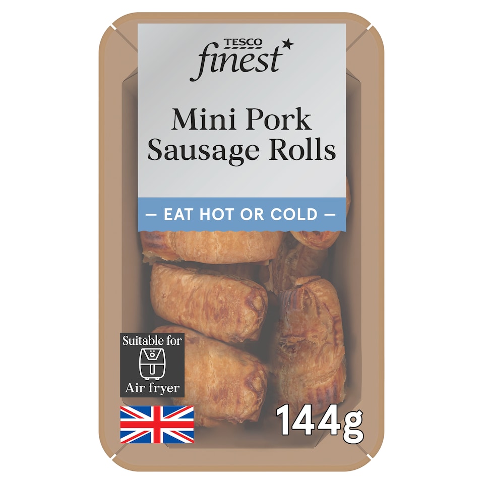 Tesco Finest Mini Pork Sausage Rolls 144g