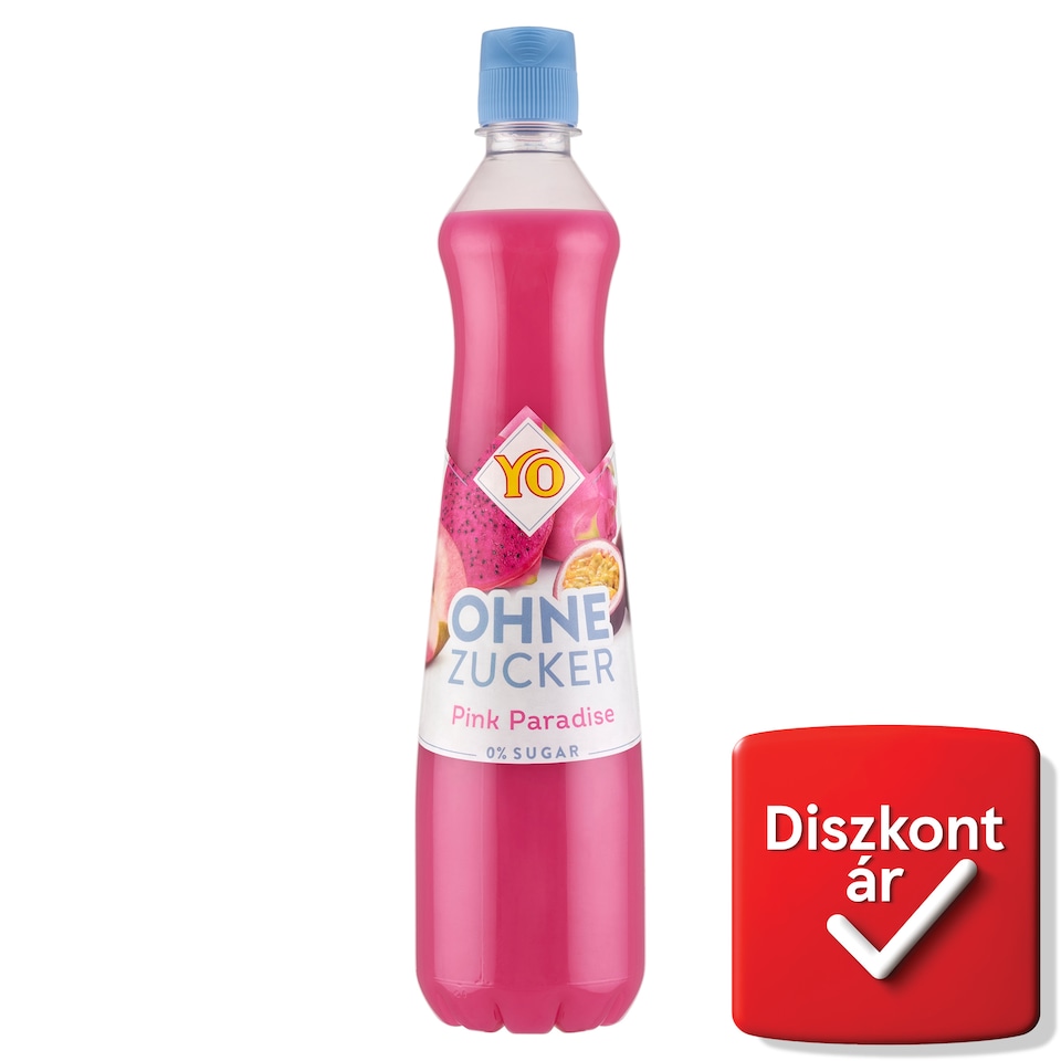 Yo Pink Paradise szörp édesítőszerekkel 0,7 l