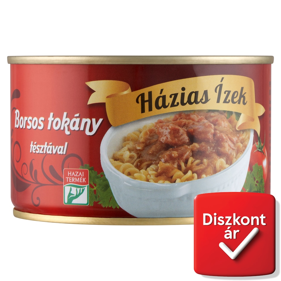 Házias Ízek borsos tokány tésztával 400 g