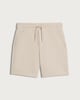 image 4 of F&F Boys Cotton Rich Drawstring Shorts in Stone