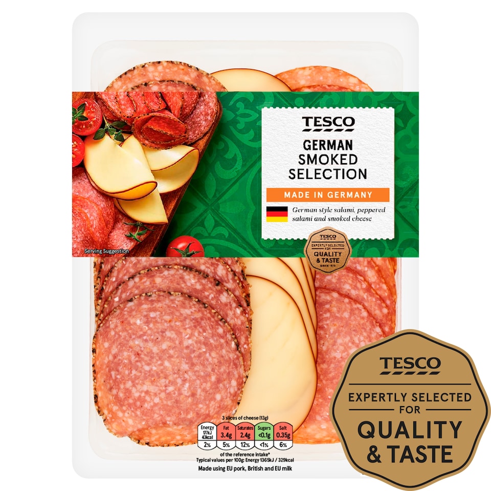 Tesco German Smoked Selection 120g