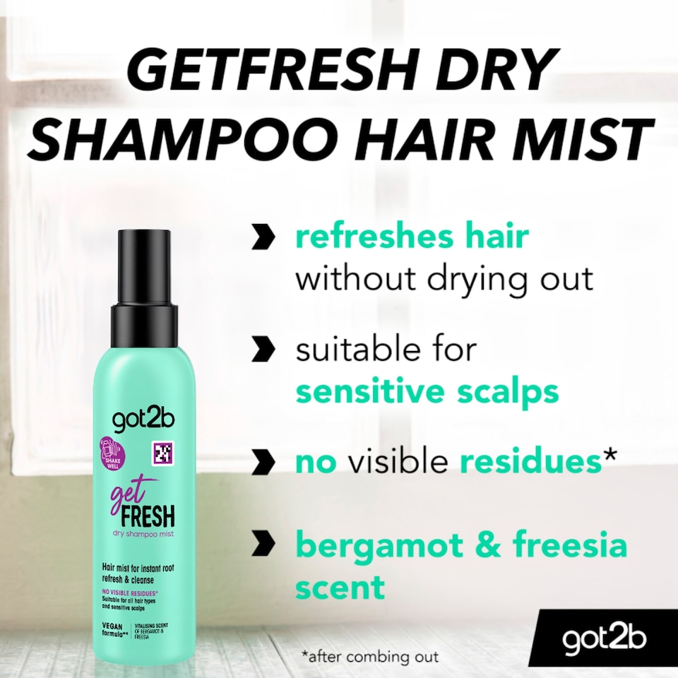 image 1 of GOT2B Get Fresh Hair Mist 150ml