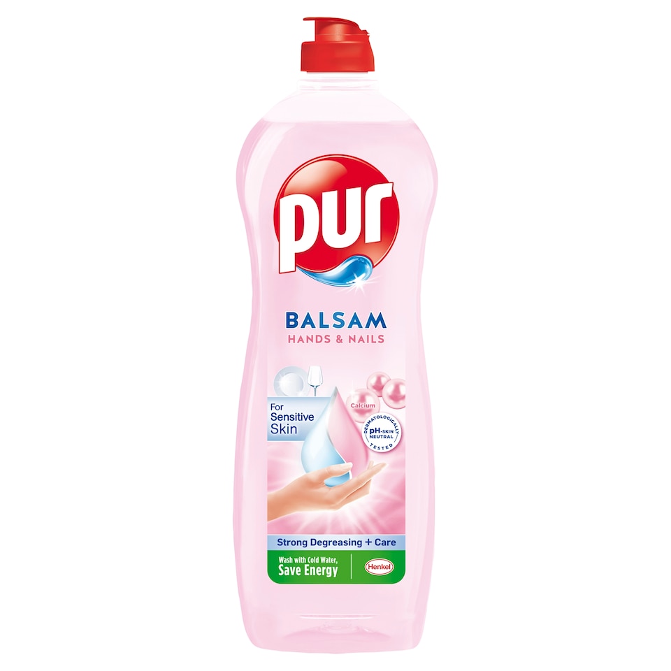 image 1 of Pur Balsam Hands & Nails Čistiaci prostriedok na ručné umývanie riadu 750 ml