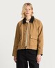 image 2 of The F&F Edit Corduroy Collar Utility Jacket in Neutral