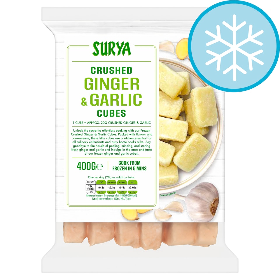 Surya Crushed Garlic & Ginger 400g