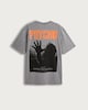 image 2 of Alfred Hitchcock Pure Cotton T-Shirt in Grey