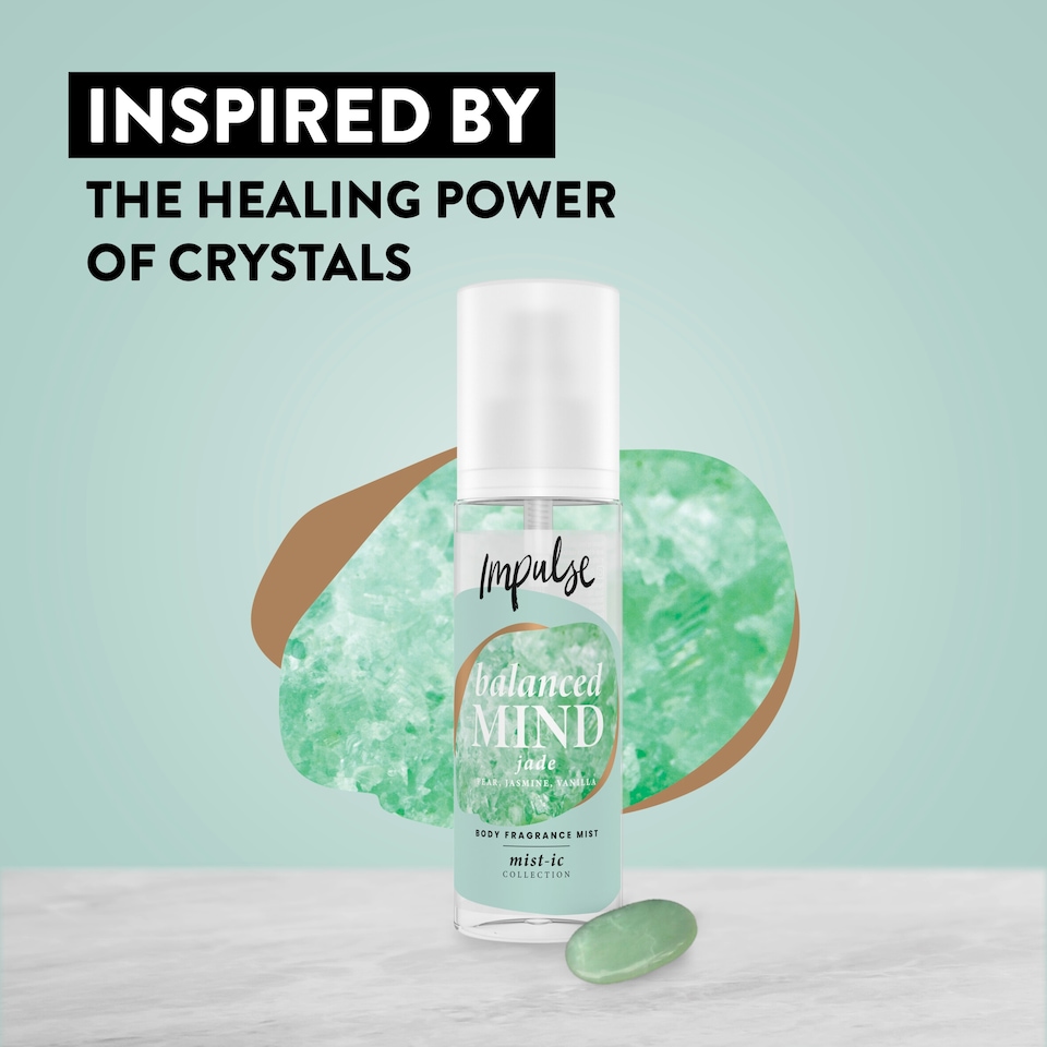 image 1 of Impulse Balanced Mind Jade Body Fragrance Mist 150Ml