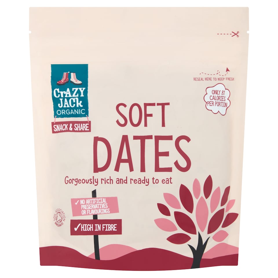 image 1 of Crazy Jack Organic Soft Dates 200g