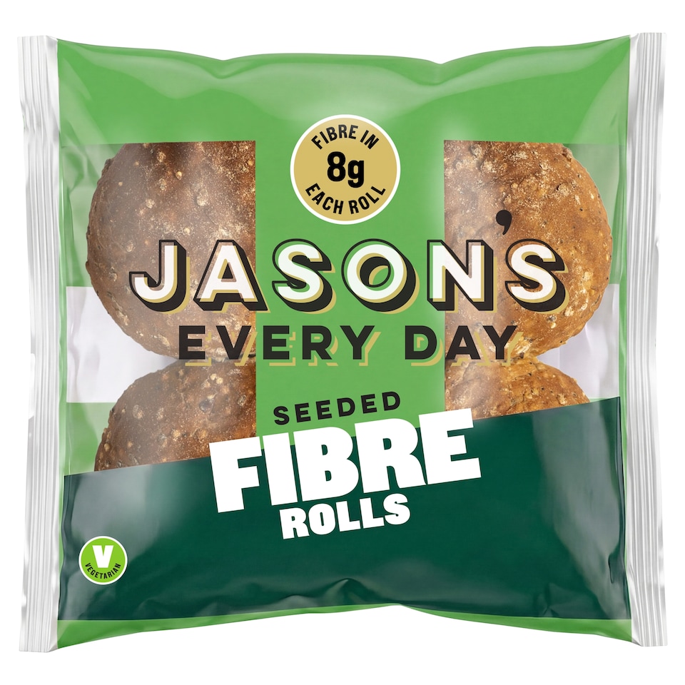 Jason's EveryDay Seeded Fibre Rolls 320g