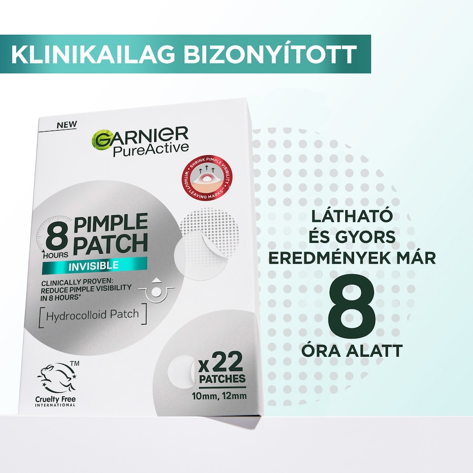 Garnier Pure Active pattanás tapasz BHA-val 22 db  1. kép