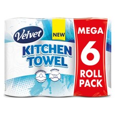 Velvet Kitchen Towel 6 Rolls