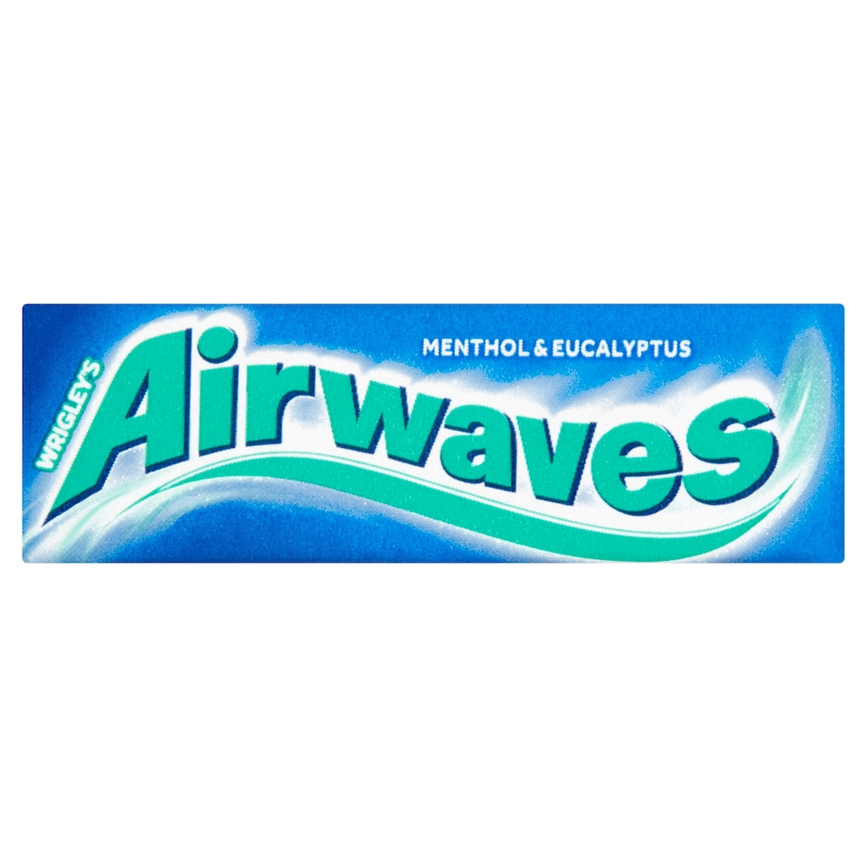 Airwaves Menthol & Eucalyptus Sugarfree Chewing Gum 10 Pieces