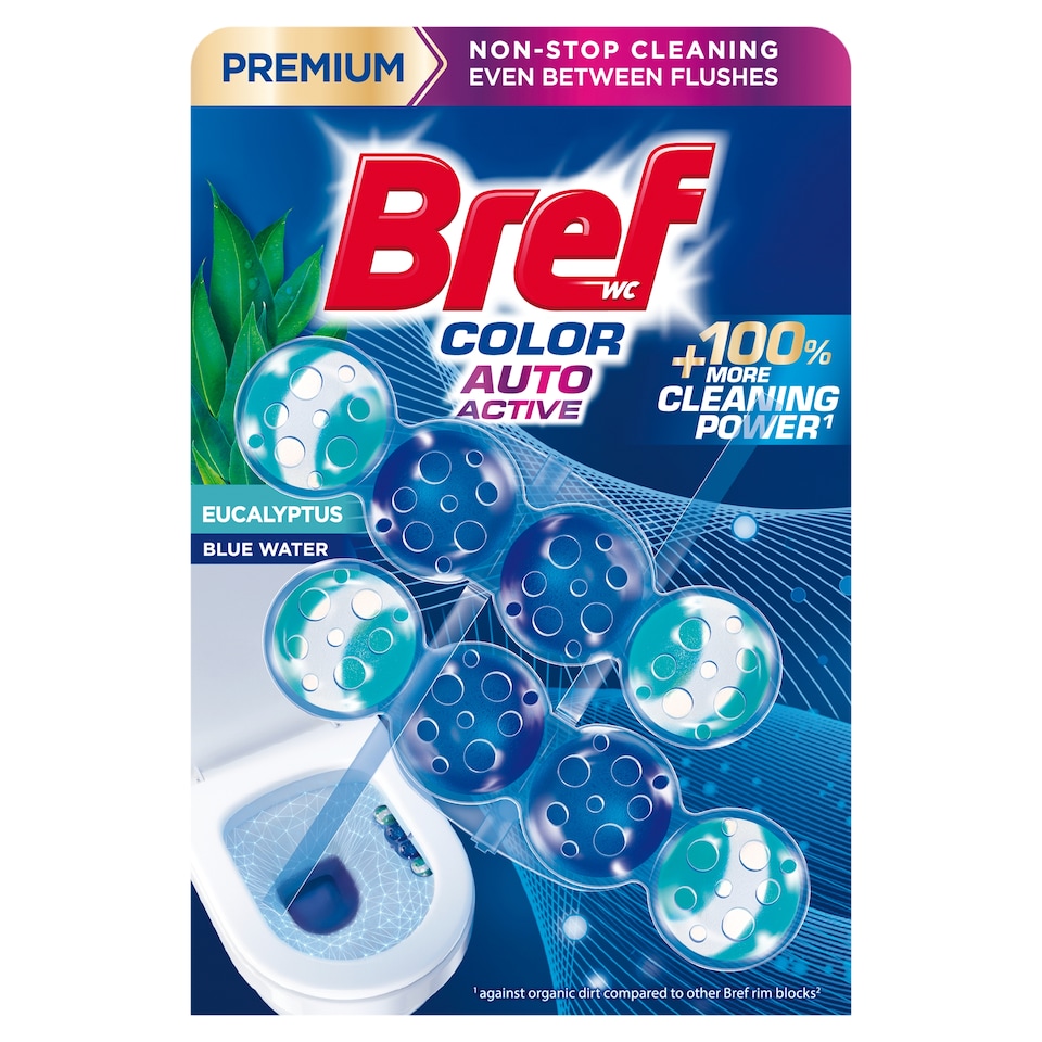 Bref Color Auto Active Eucalyptus WC-frissítő 2 x 50 g  1. kép