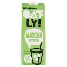 Oatly! Ovesný nápoj s matcha zeleným čajem 1l