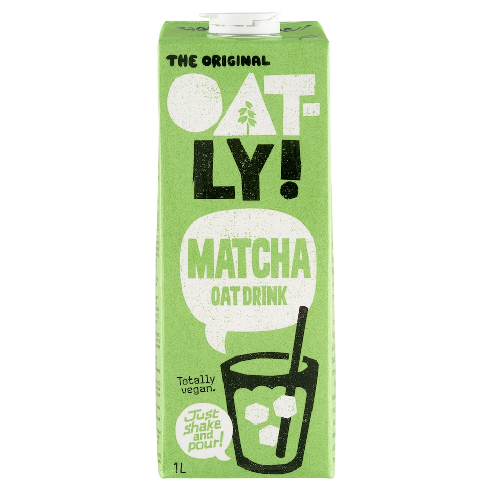 image 1 of Oatly! Oat Drink with Matcha Green Tea 1L