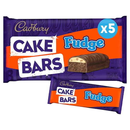 Cadbury Fudge Cake Bars 5 Pack Tesco Groceries