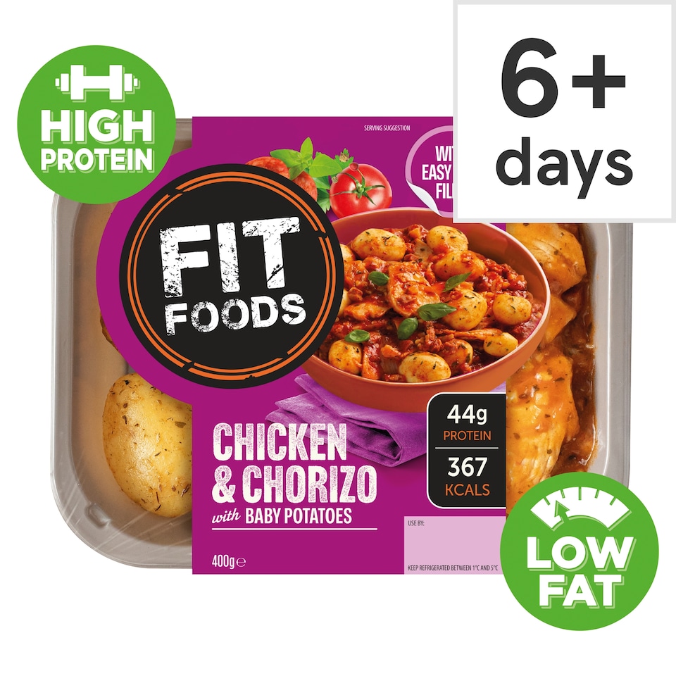 Fit Foods Chicken And Chorizo With Baby Potatoes 400G