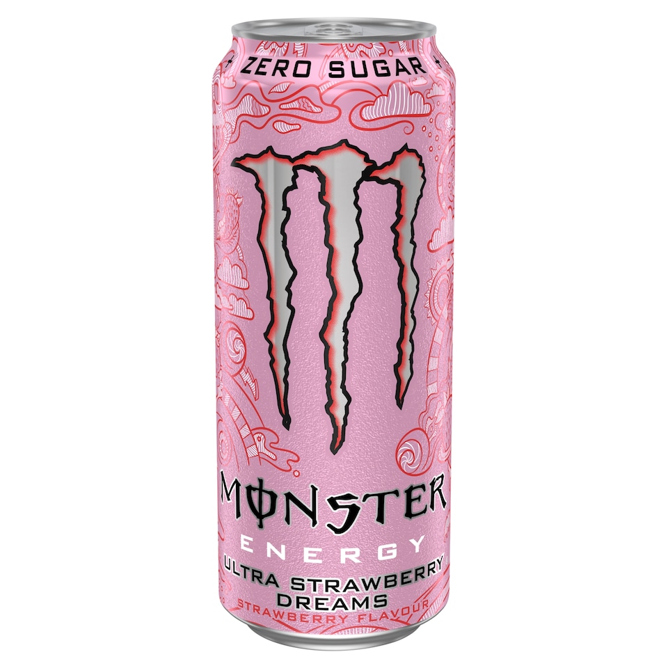 Monster Ultra Strawberry Energy Drink 500ml