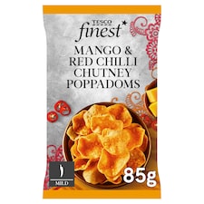 Tesco Finest Mini Mango & Chilli Poppadoms 85g