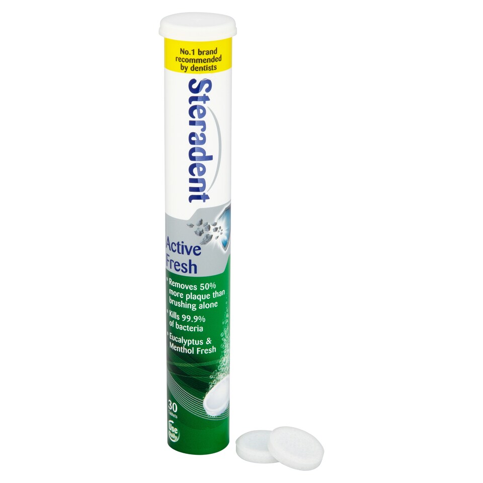image 1 of Steradent Active Fresh 30 Pack