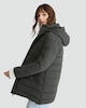image 2 of F&F Quilted Shower Resistant Coat in Khaki