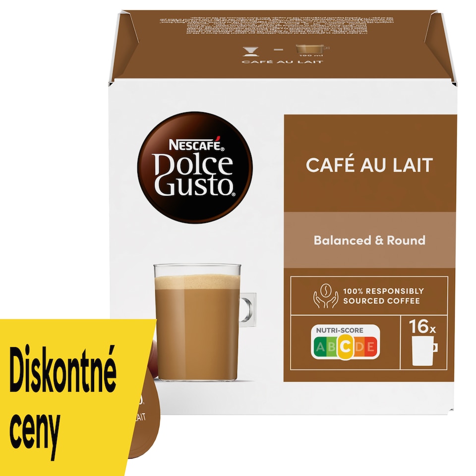 obrázok 1 z NESCAFÉ Dolce Gusto Café au Lait - káva v kapsulách - 16 ks